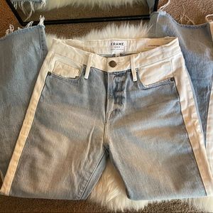 Frame le crop mini boot Jeans